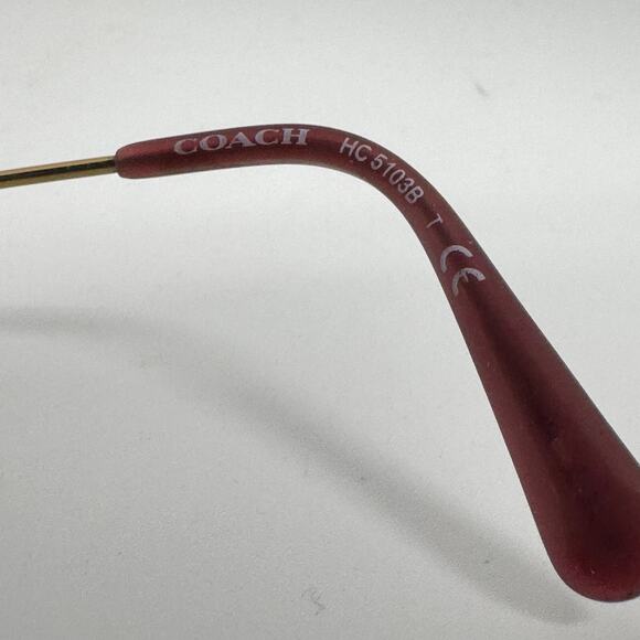 Coach Eyeglasses HC5103B 9331 Shiny Rose Gold, Size 52-17-140 H17226 - Picture 6 of 7